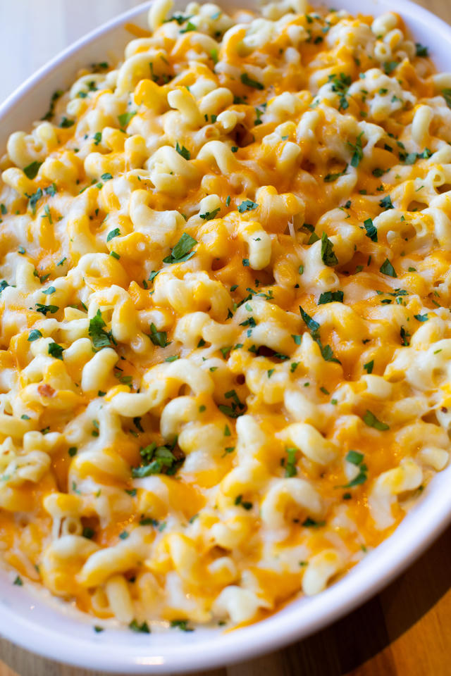 THREE CHEESE CAVATAPPI PASTA BAKE