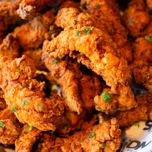 PICKLE-BRINED JUMBO CRISPY CHICKEN TENDERS